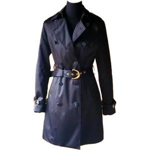 Betsey Johnson Satin Trench Coat